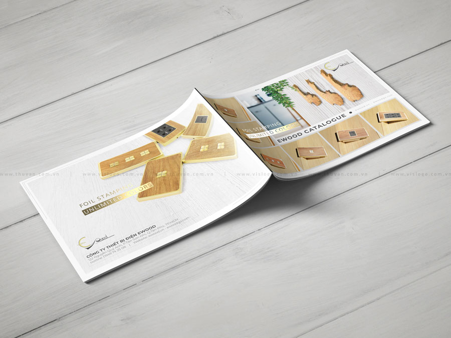 THIẾT KẾ CATALOG EWOOD - VISLOGO