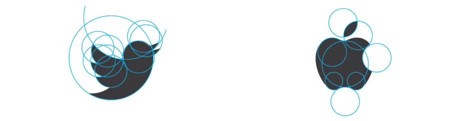 Thiết kế logo theo tỷ lệ vàng