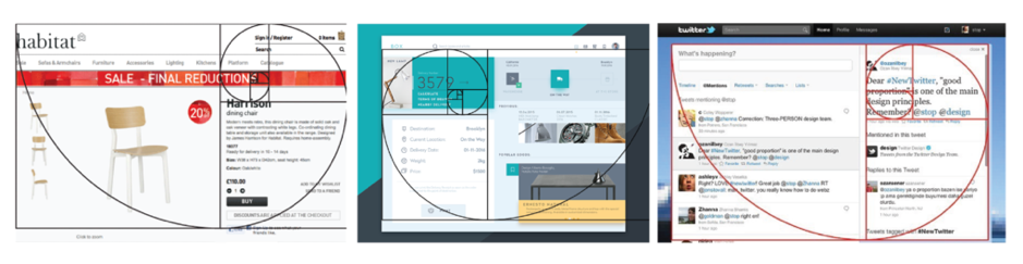 Trang web theo tỷ lệ vàng