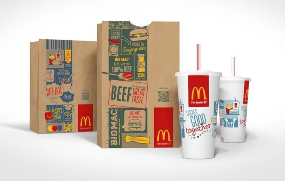 Hình ảnh bao bì của McDonald