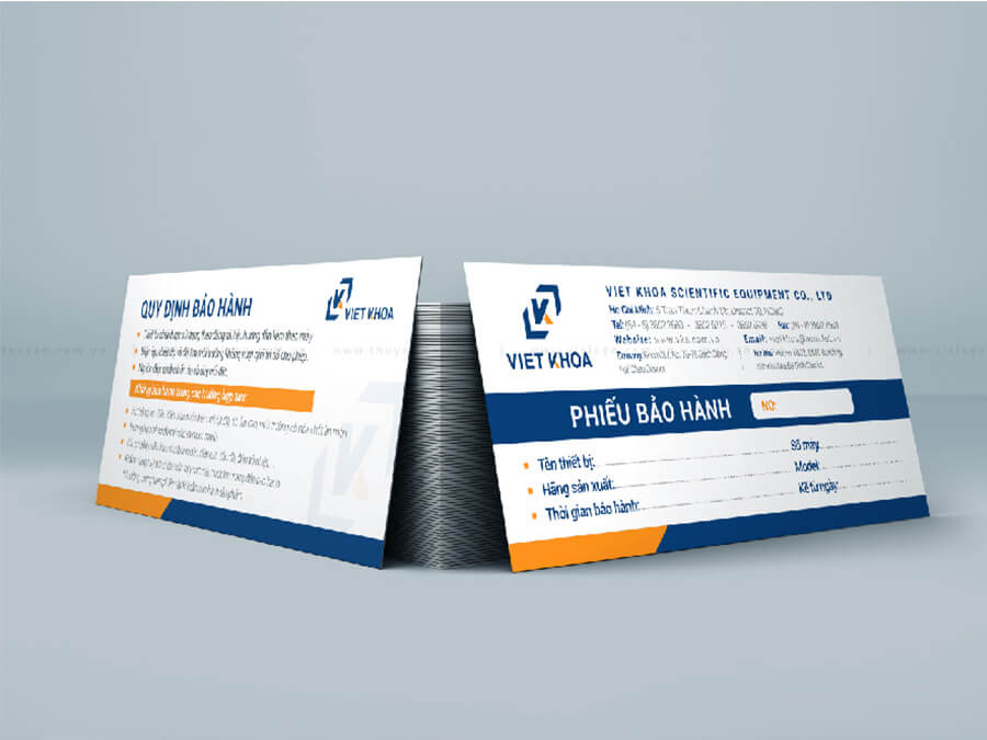 Thiết kế logo, CIP - Công ty thiết bị KHKT Việt Khoa