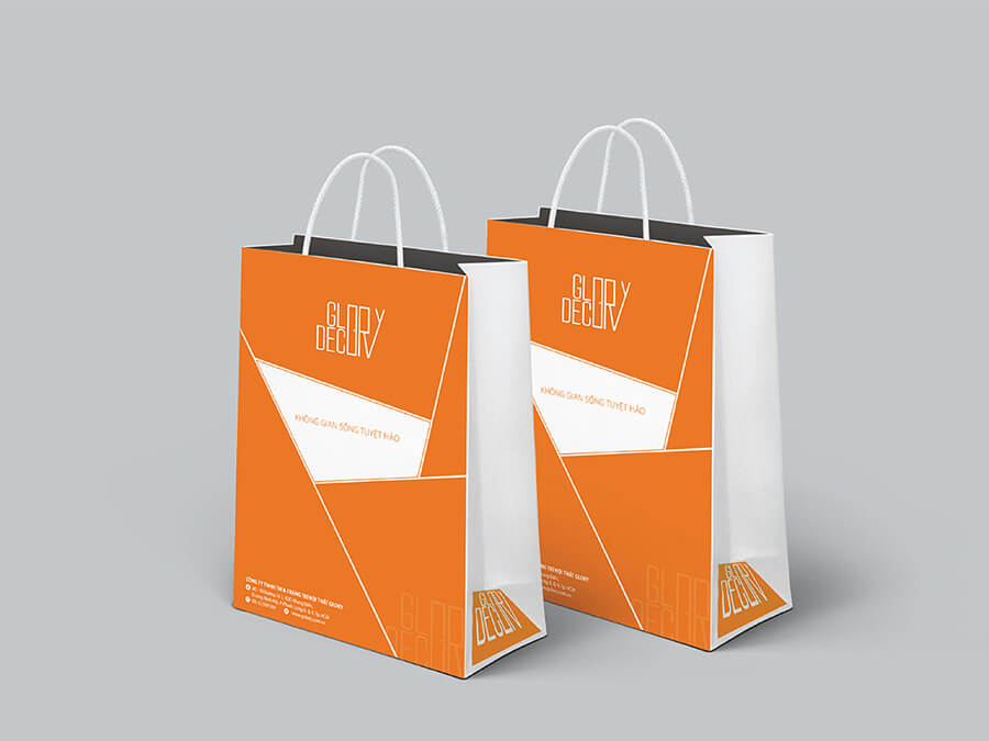Đặt tên, thiết kế logo, CIP - Thương hiệu GLORY DECOR
