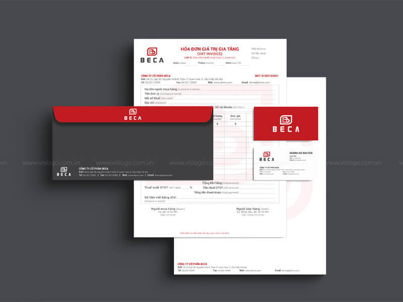 Thiết kế logo, CIP _ Công ty CP BECA