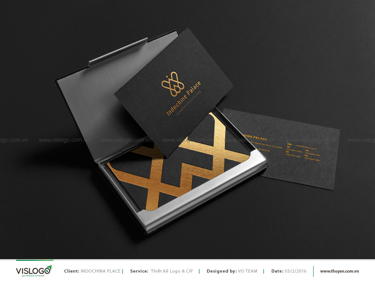 Thiết kế logo, CIP - Khách sạn INDOCHINE PALACE Huế