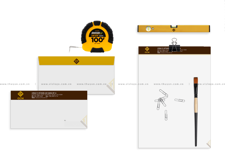Thiết kế logo, CIP - Công ty CP Xây dựng Số 14