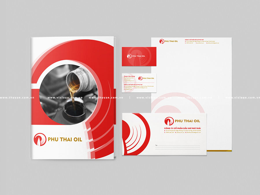 Thiết kế logo _ Thương hiệu PHÚ THÁI OIL