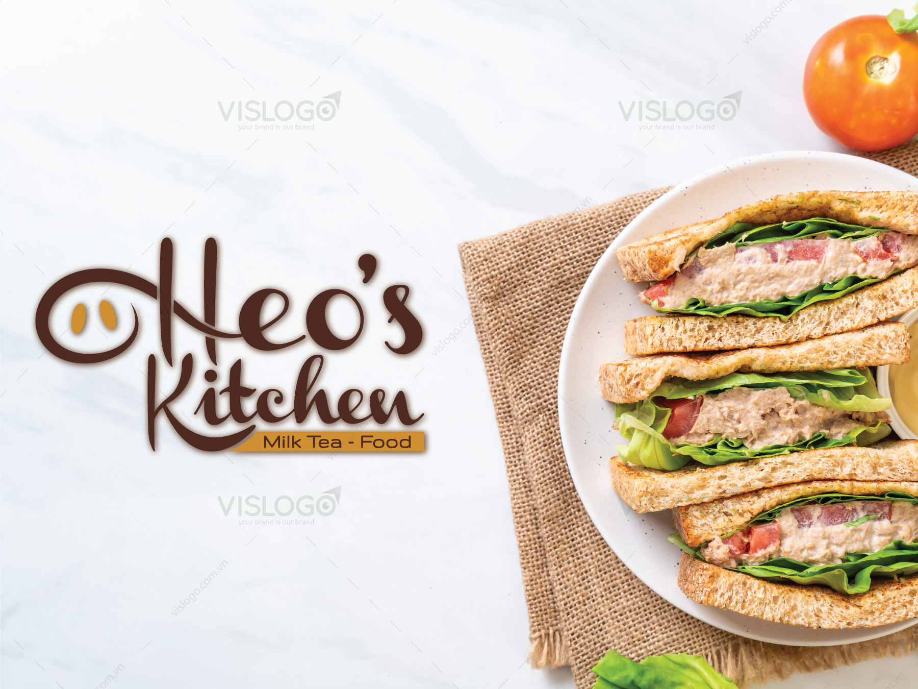 Thiết kế logo, nhận diện thương hiệu Bếp nhà Heo