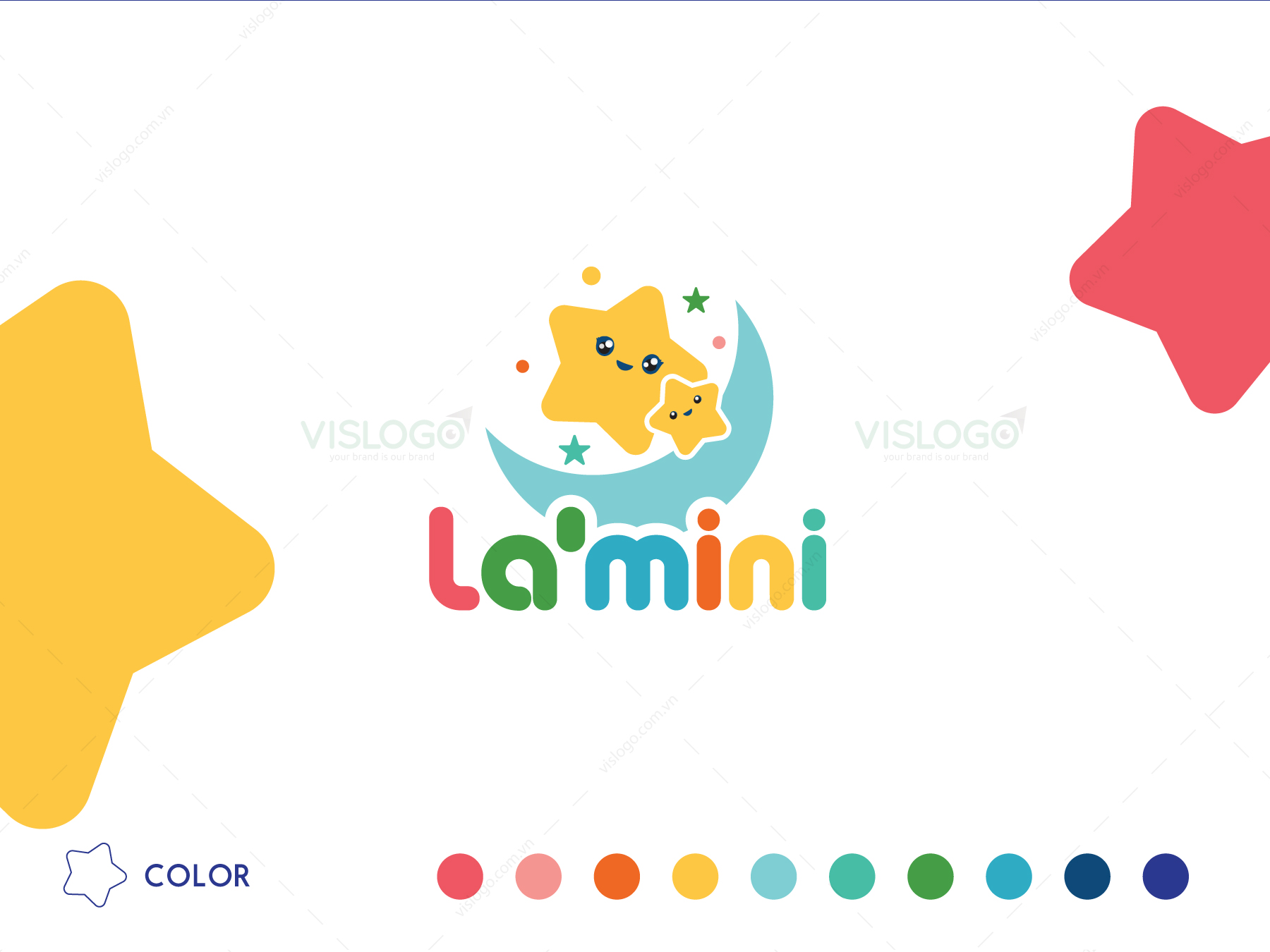 Thiết kế logo thương hiệu Thời trang trẻ em La'mini