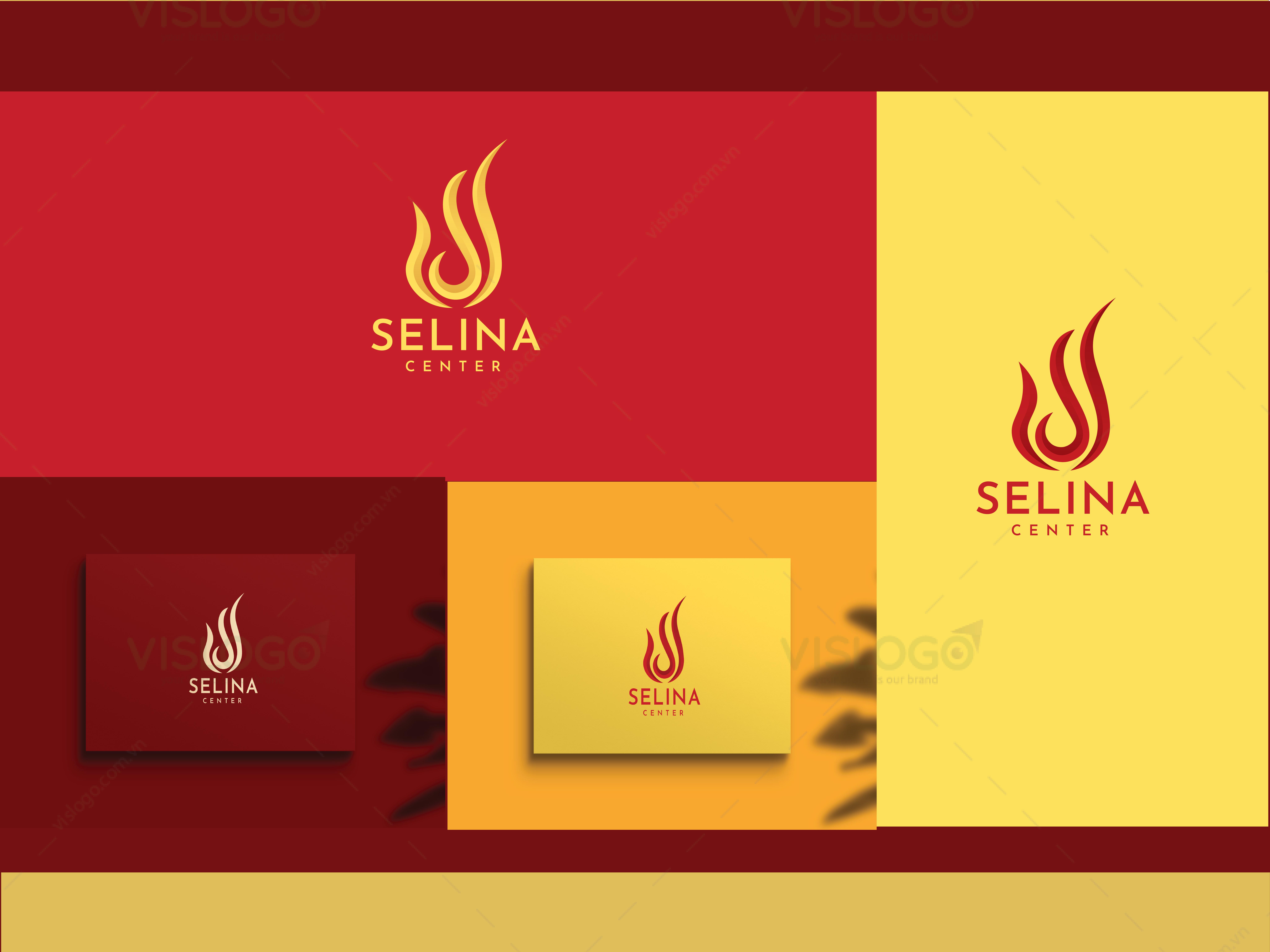 Thiết kế logo, nhận diện thương hiệu Trung tâm tiệc cưới Selina Center